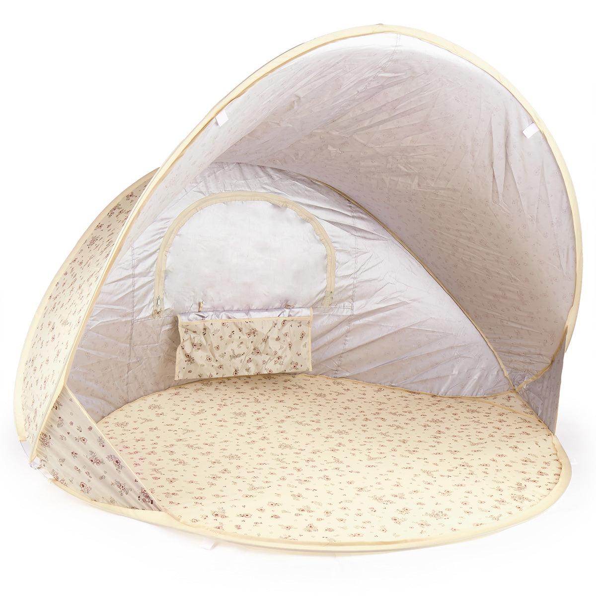 POP UP STRANDMUSCHEL VINTAGE FLOWERS