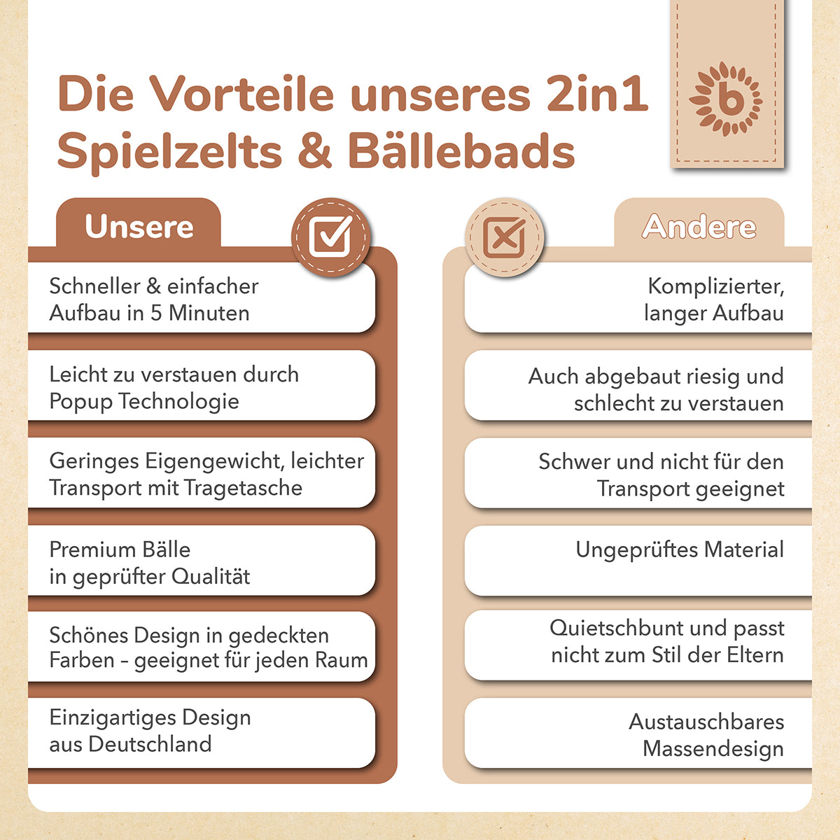 Pop Up Spielzelt und Bällebad Vintage Flowers mit 50 Bällen