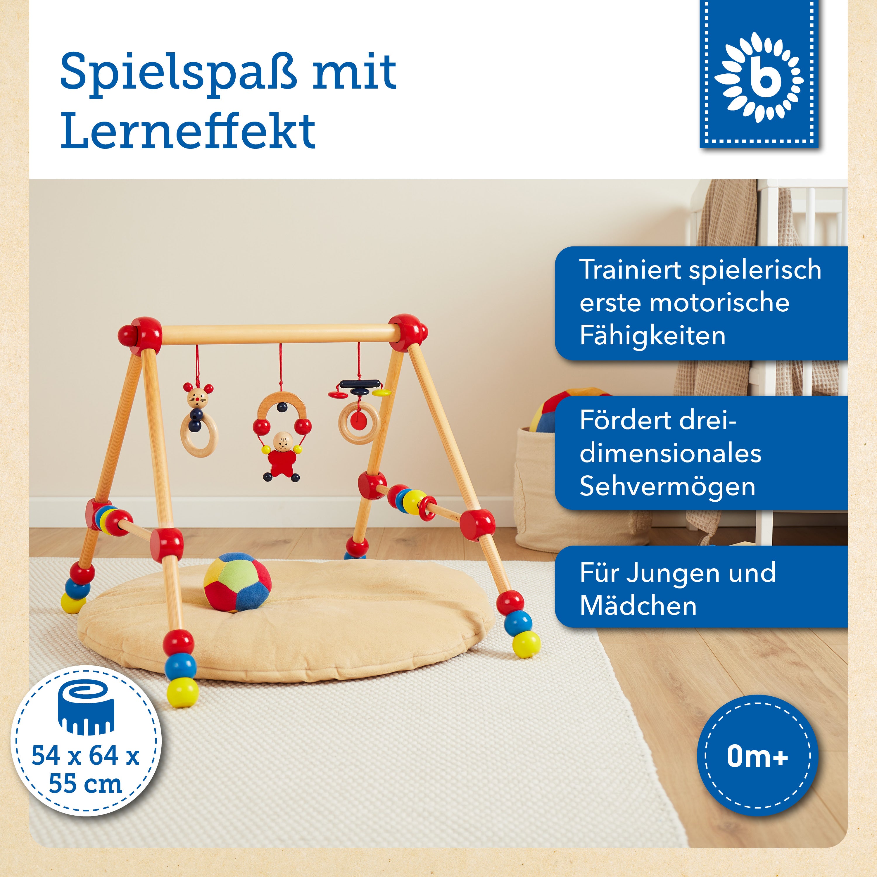 Spielbogen Gymnast - höhenverstellbar