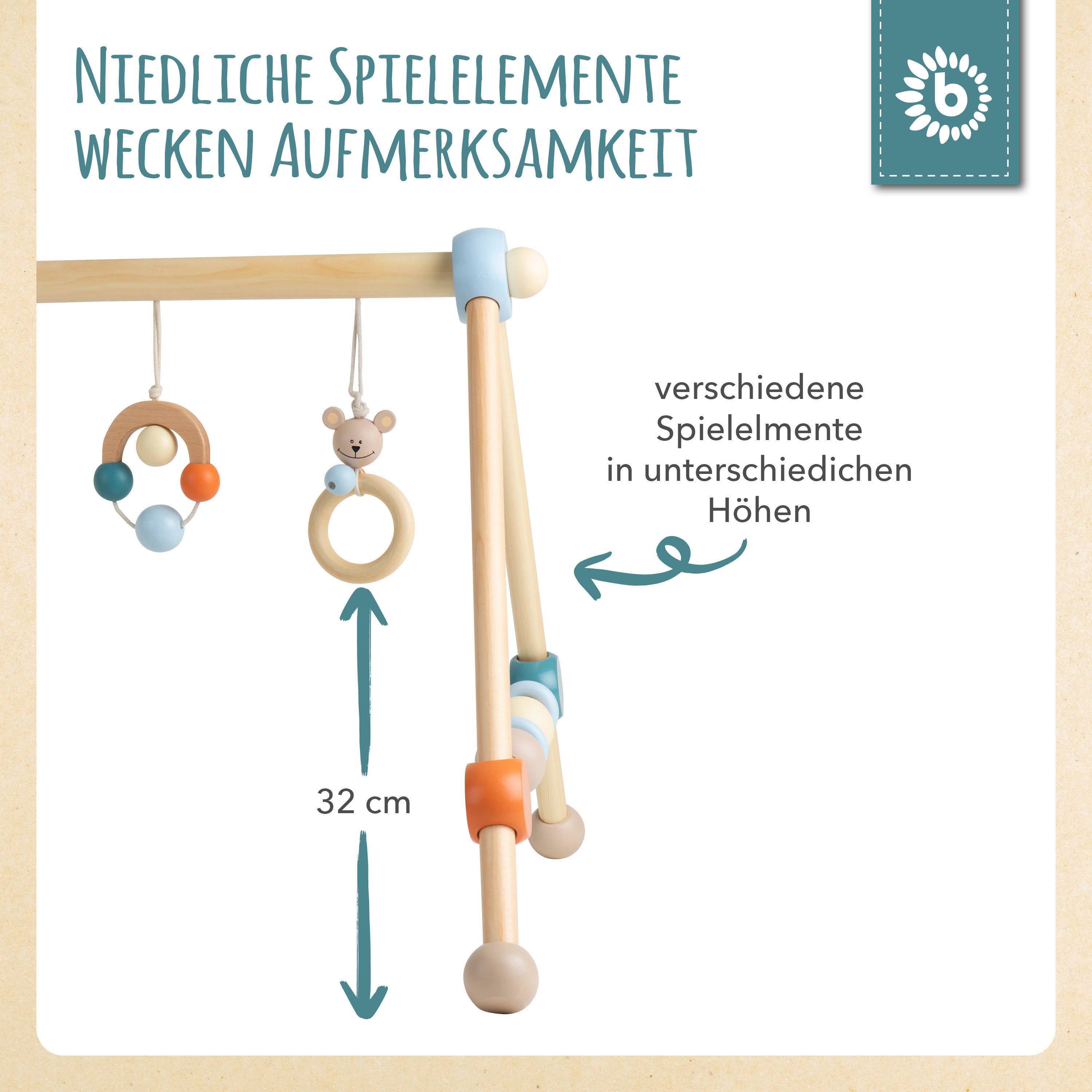 Spielbogen Bär