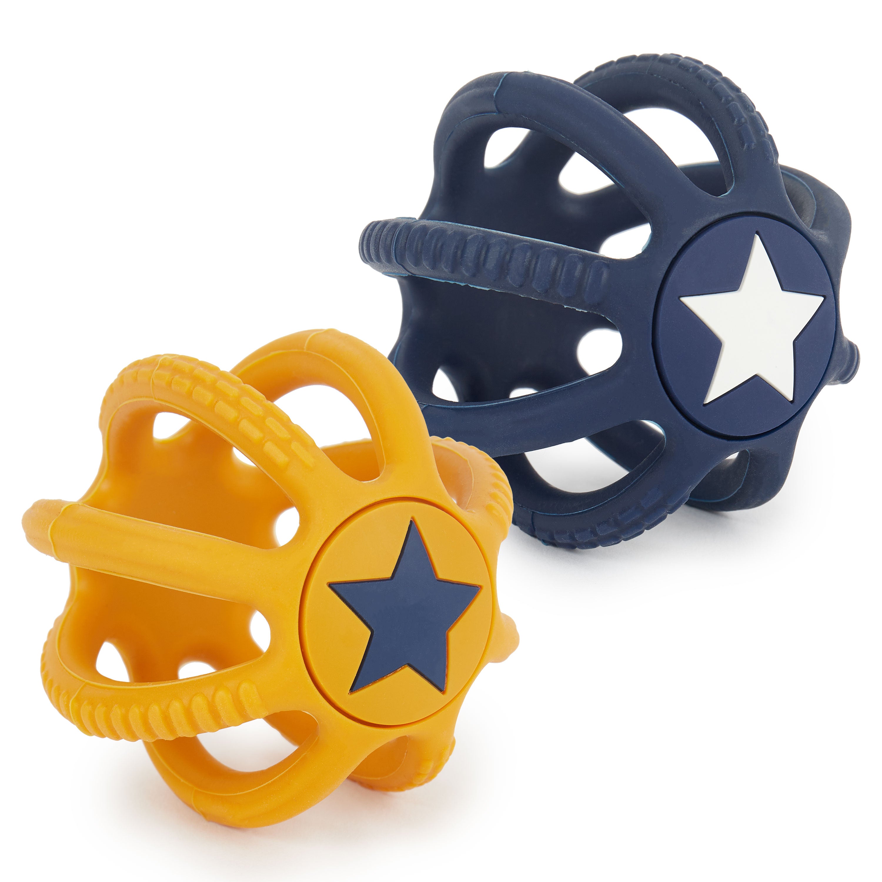 Silikon Beiß- & Greifball 2er Set Sun & Sky