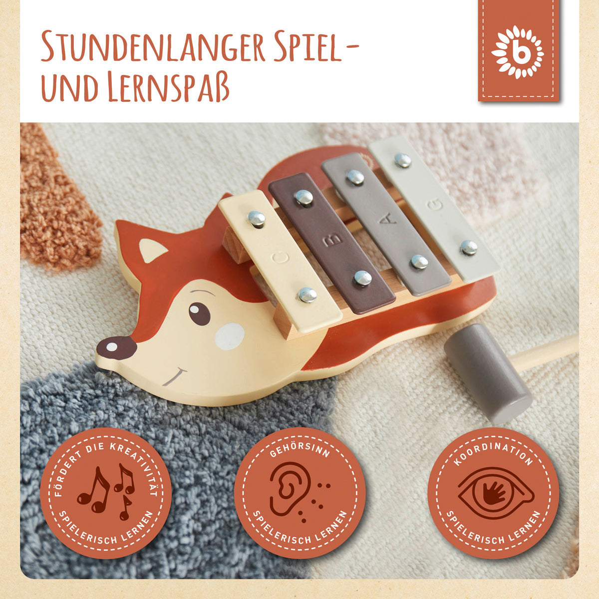 Mini Xylophon Fuchs FSC®