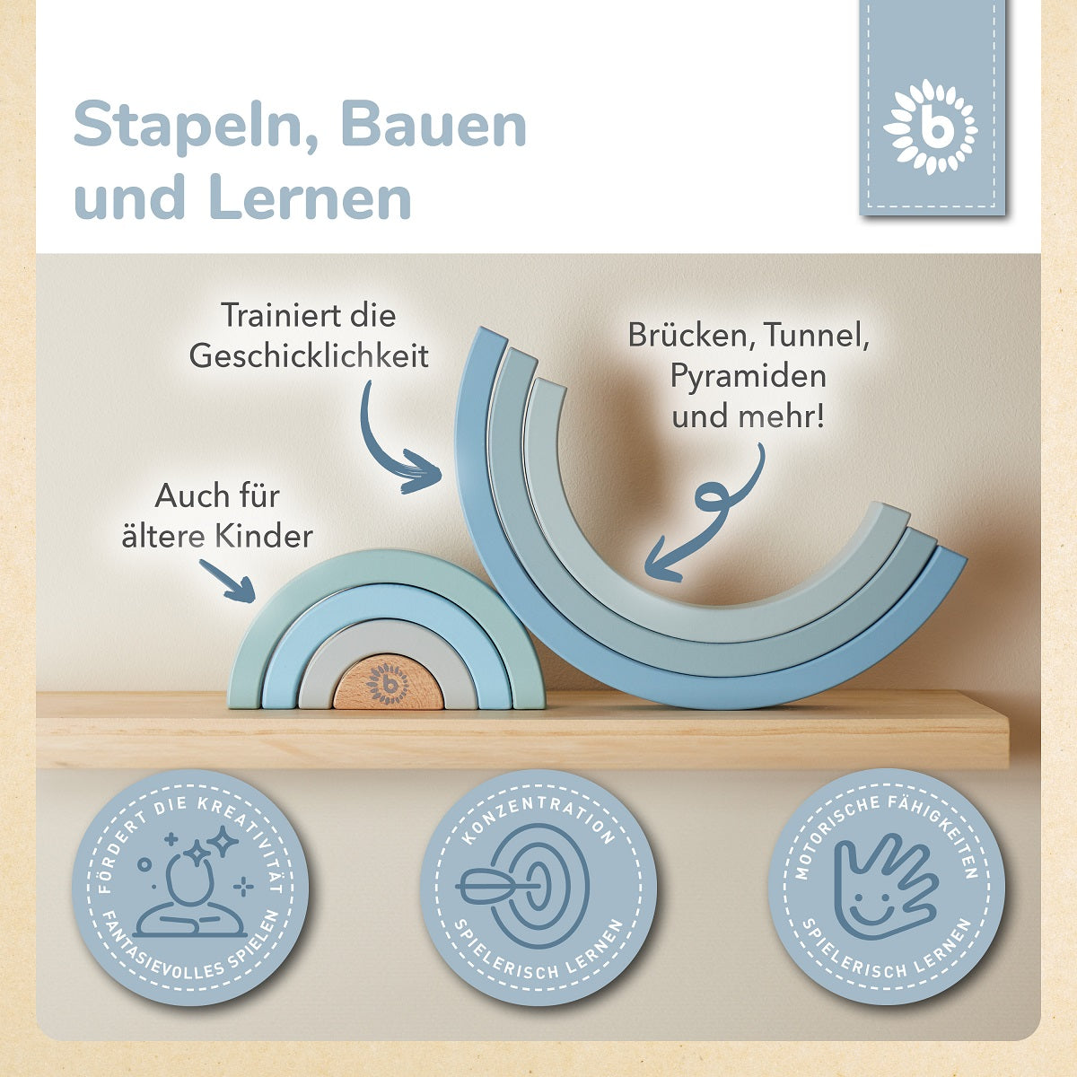 Regenbogen blau FSC®