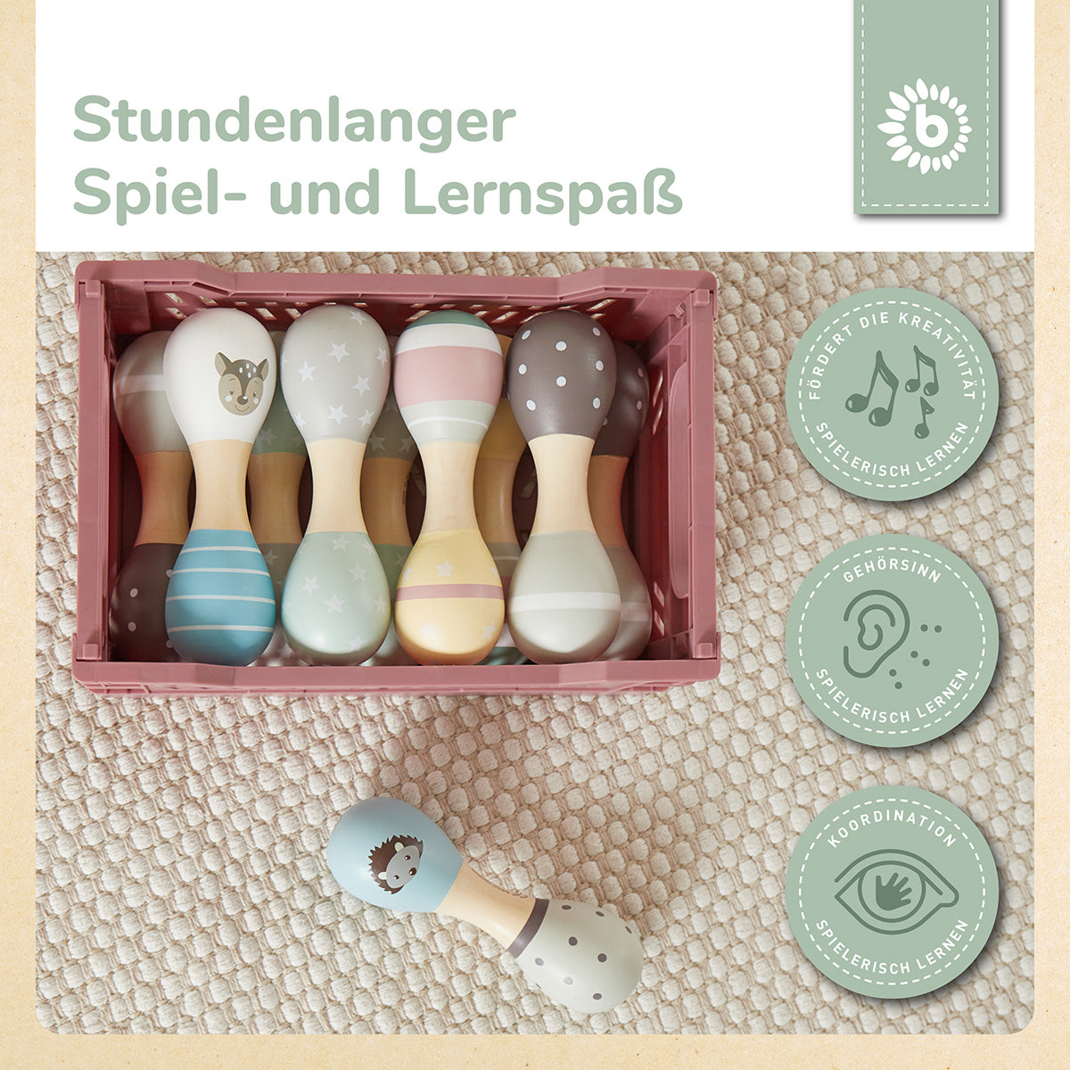 Hantelrasseln 2er Set