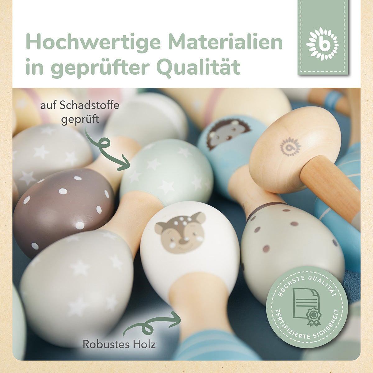 Hantelrasseln 2er Set