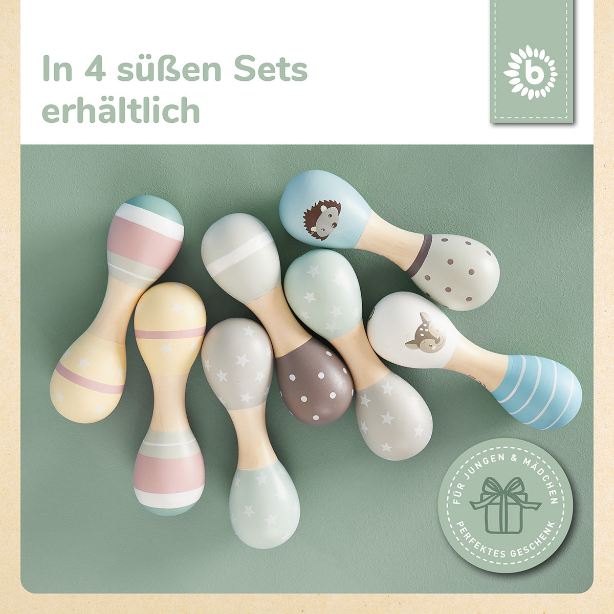 Hantelrasseln 2er Set