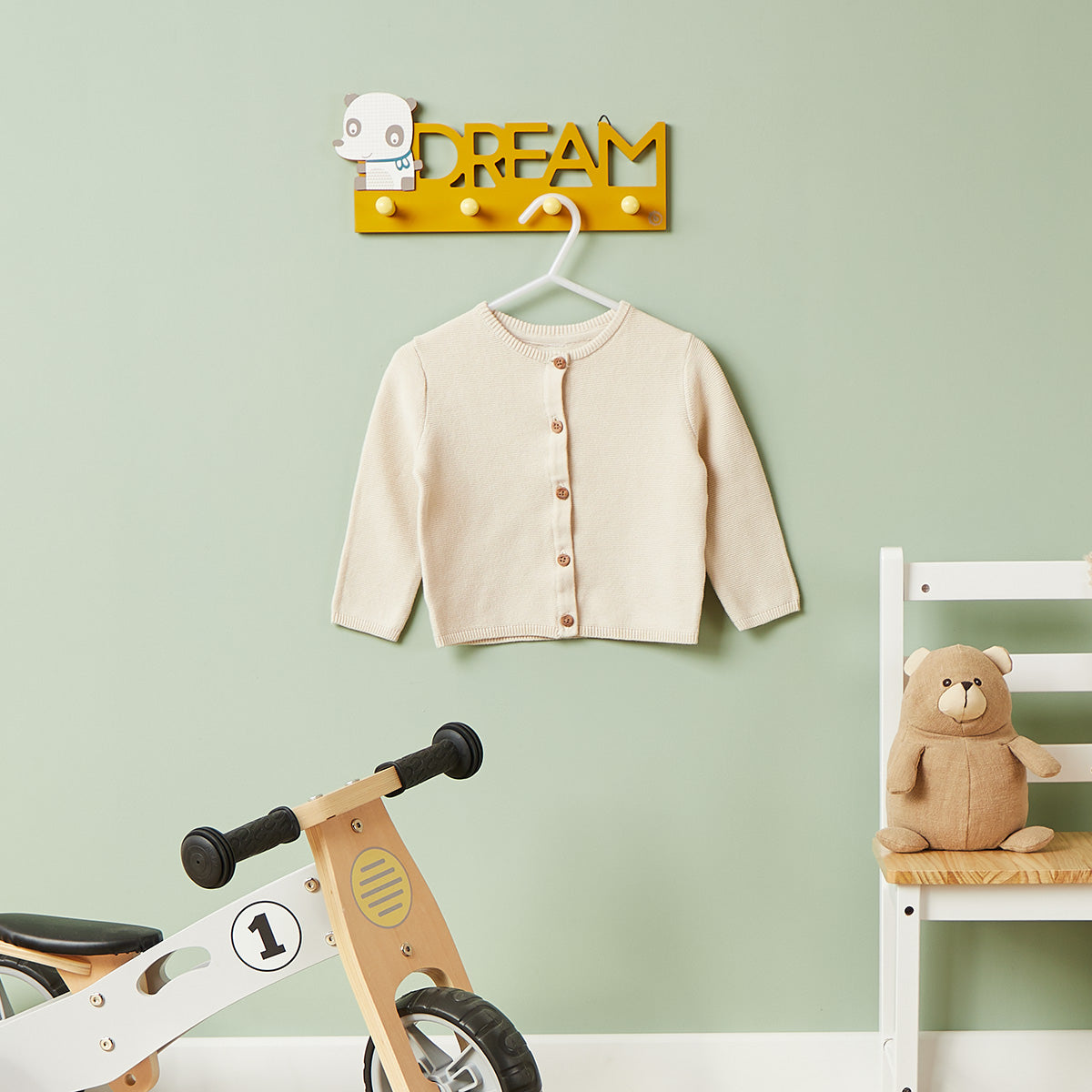 Wandgarderobe Panda