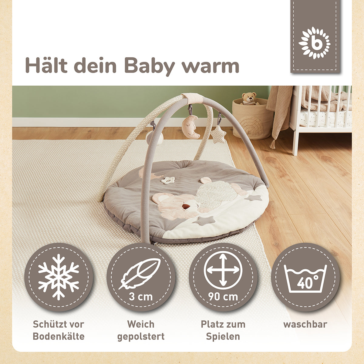 Spieldecke mit Activitybogen