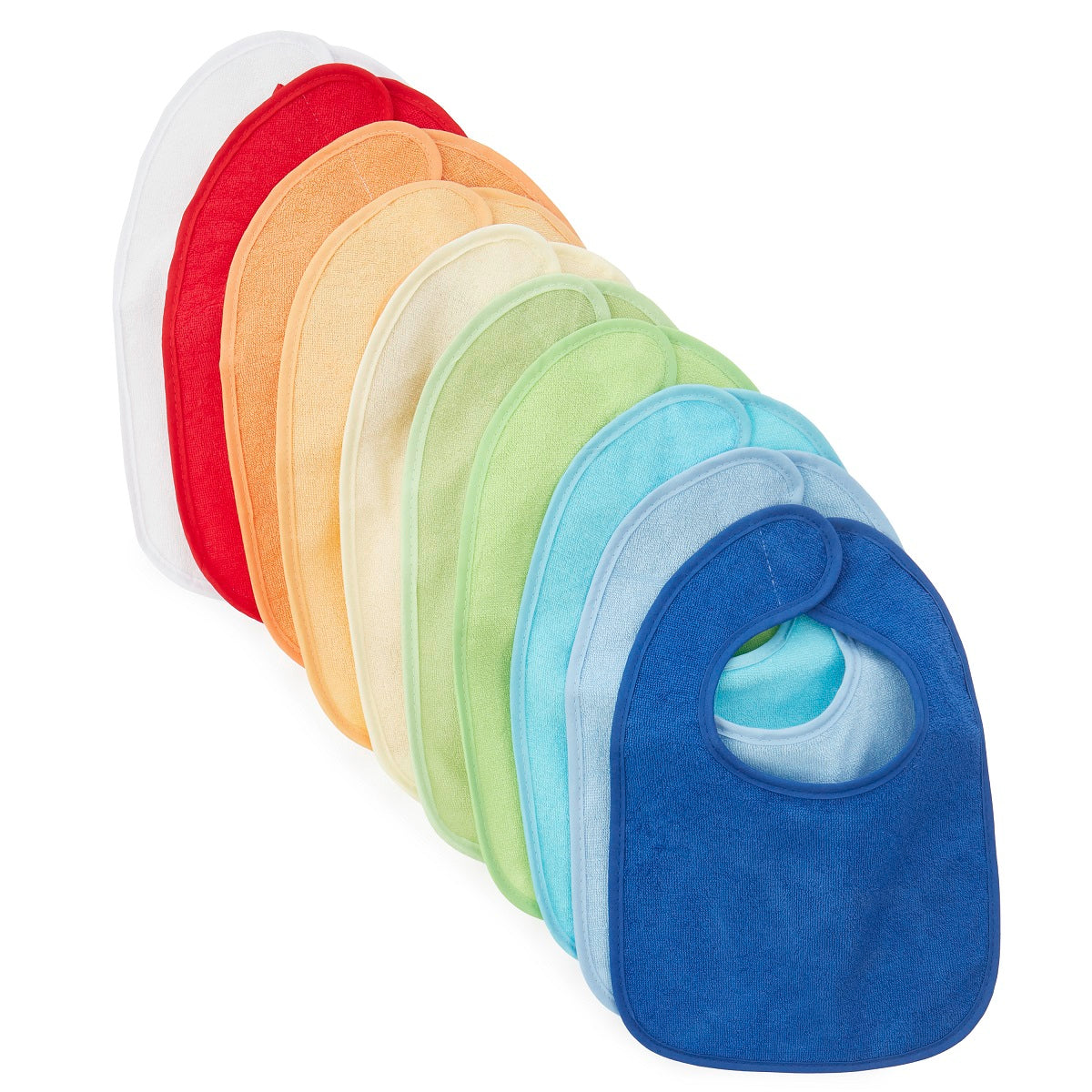 10er Set Lätzchen Rainbow