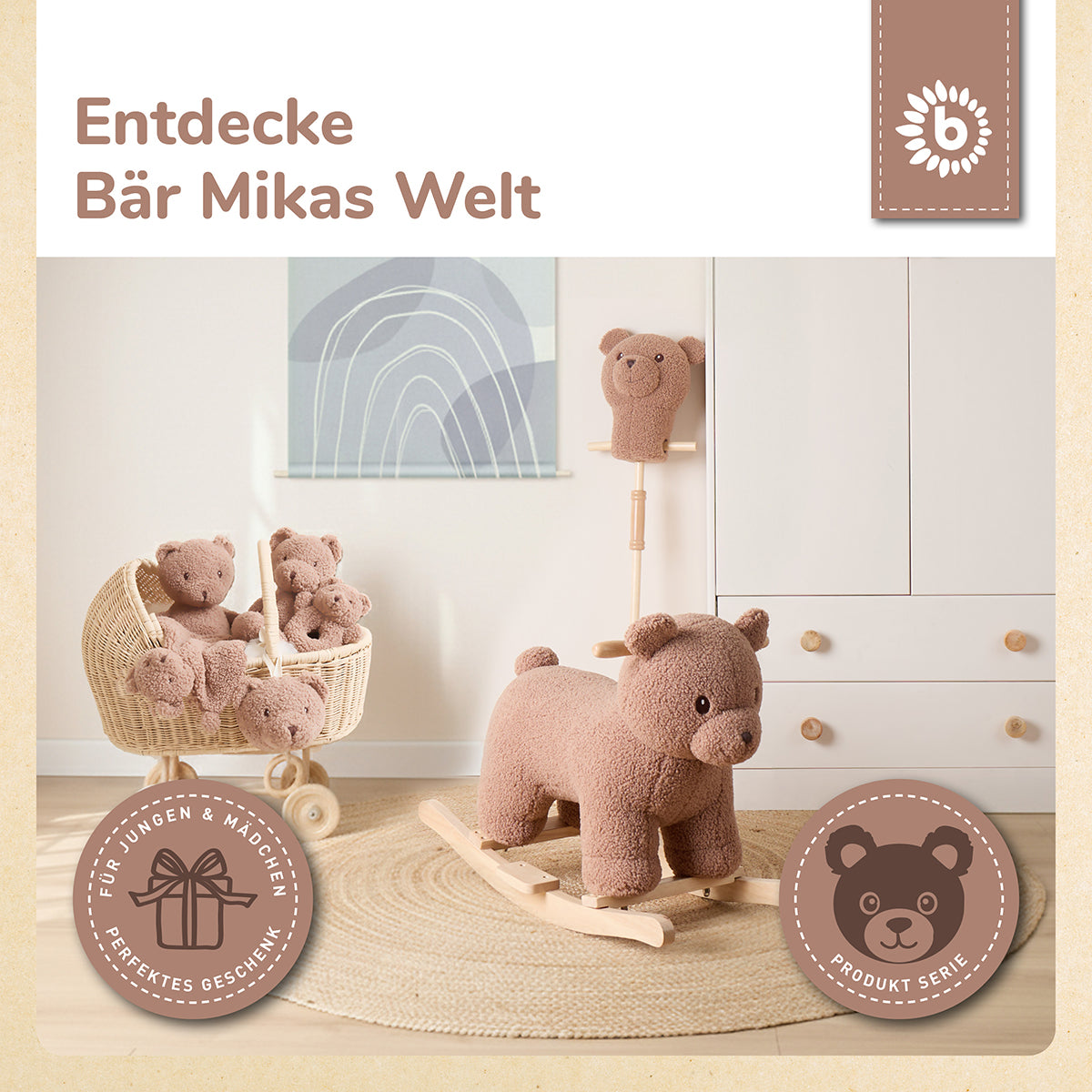 Steckentier Bär Mika