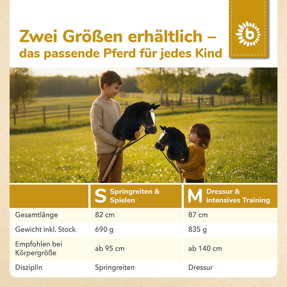 HOBBY HORSE RAPPE - GRÖSSE S