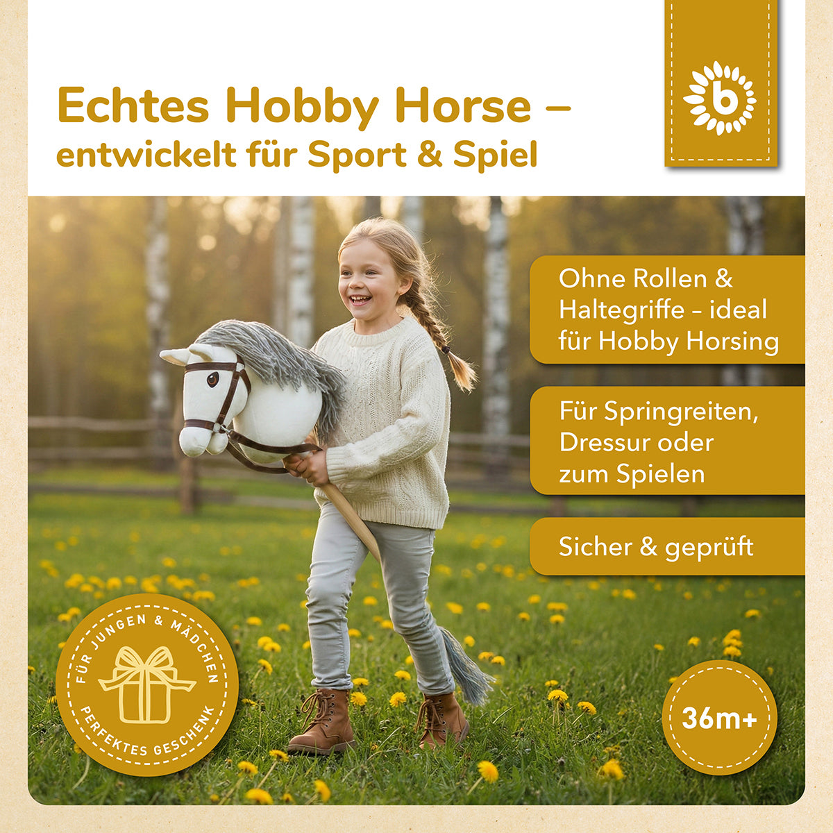 HOBBY HORSE SCHIMMEL - GRÖSSE S
