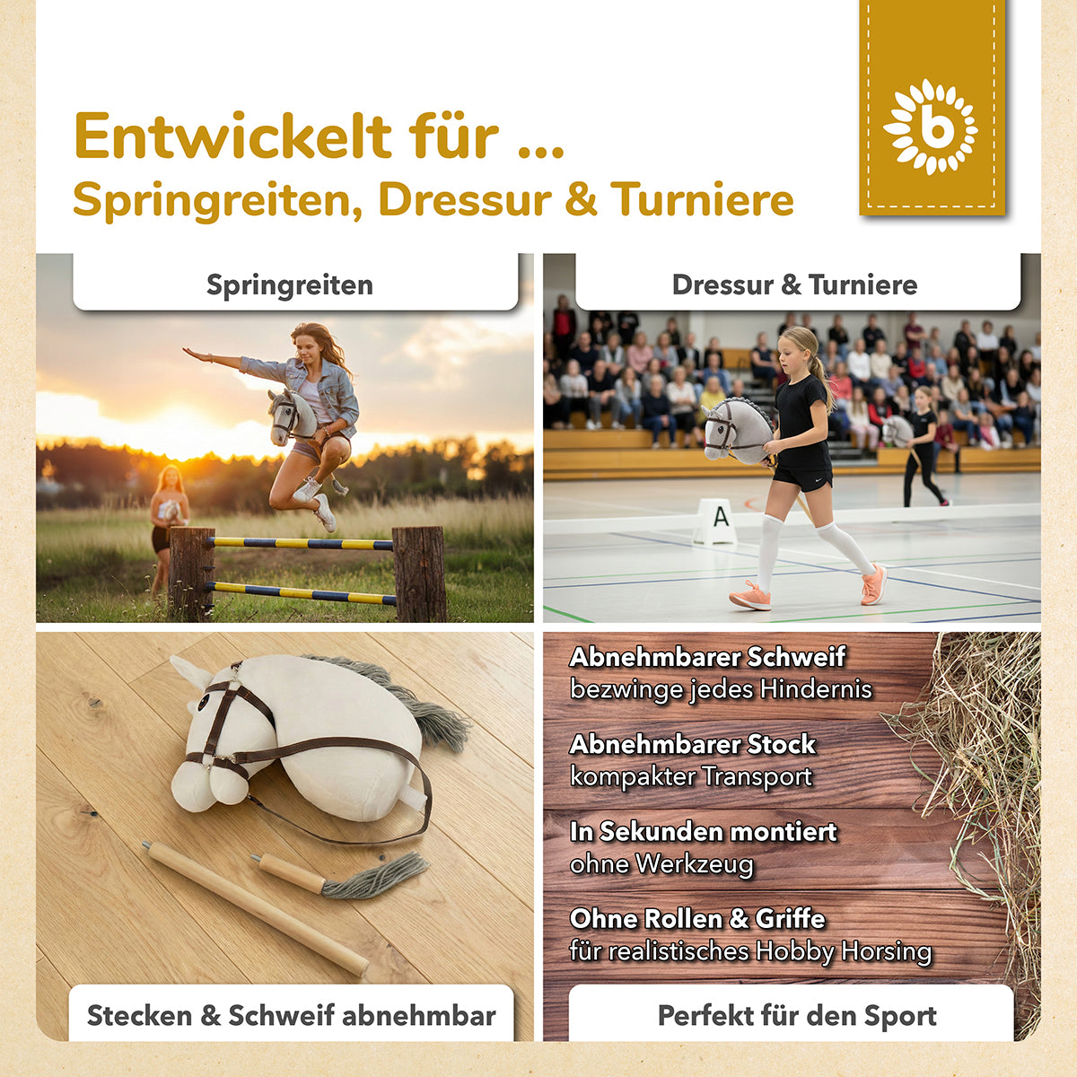 HOBBY HORSE SCHIMMEL - GRÖSSE M