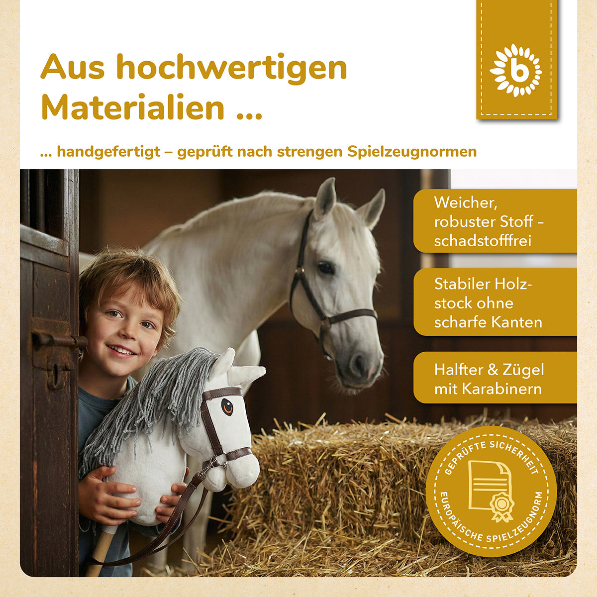 HOBBY HORSE SCHIMMEL - GRÖSSE S