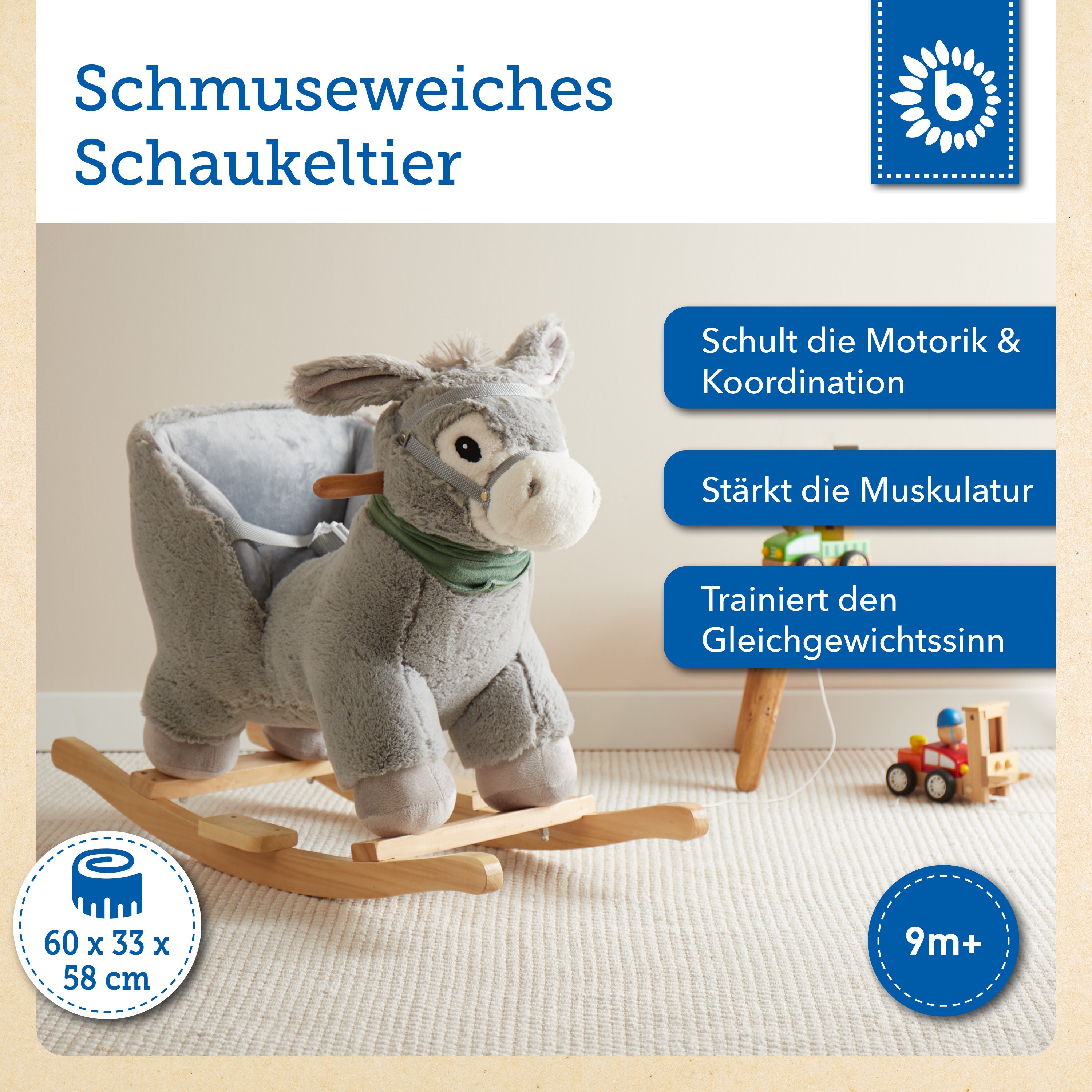 Schaukel Esel Luca