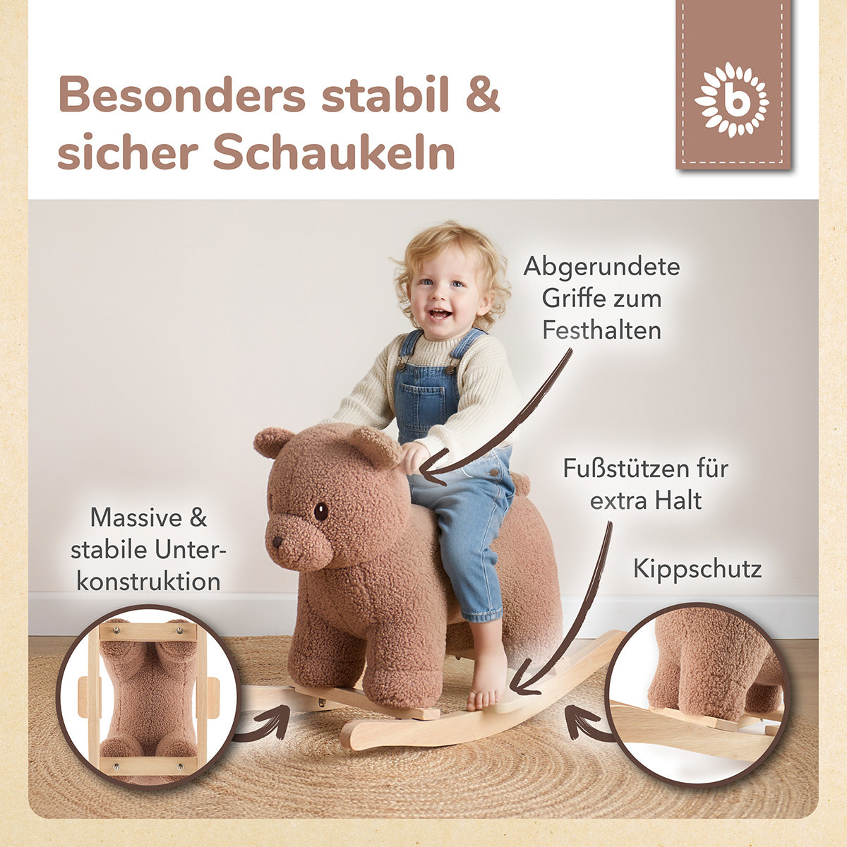 Schaukeltier Bär Mika