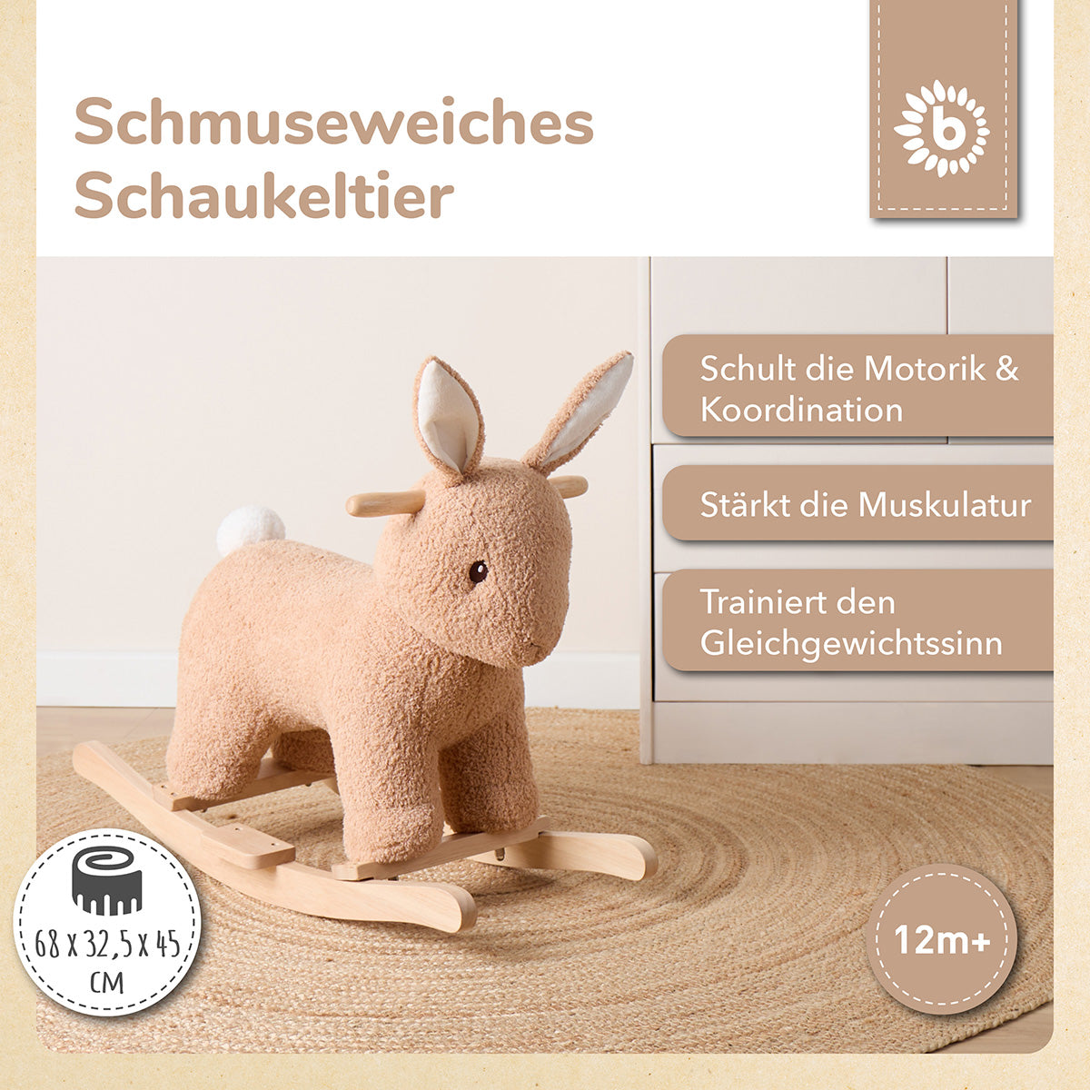 Schaukeltier Hase Fine