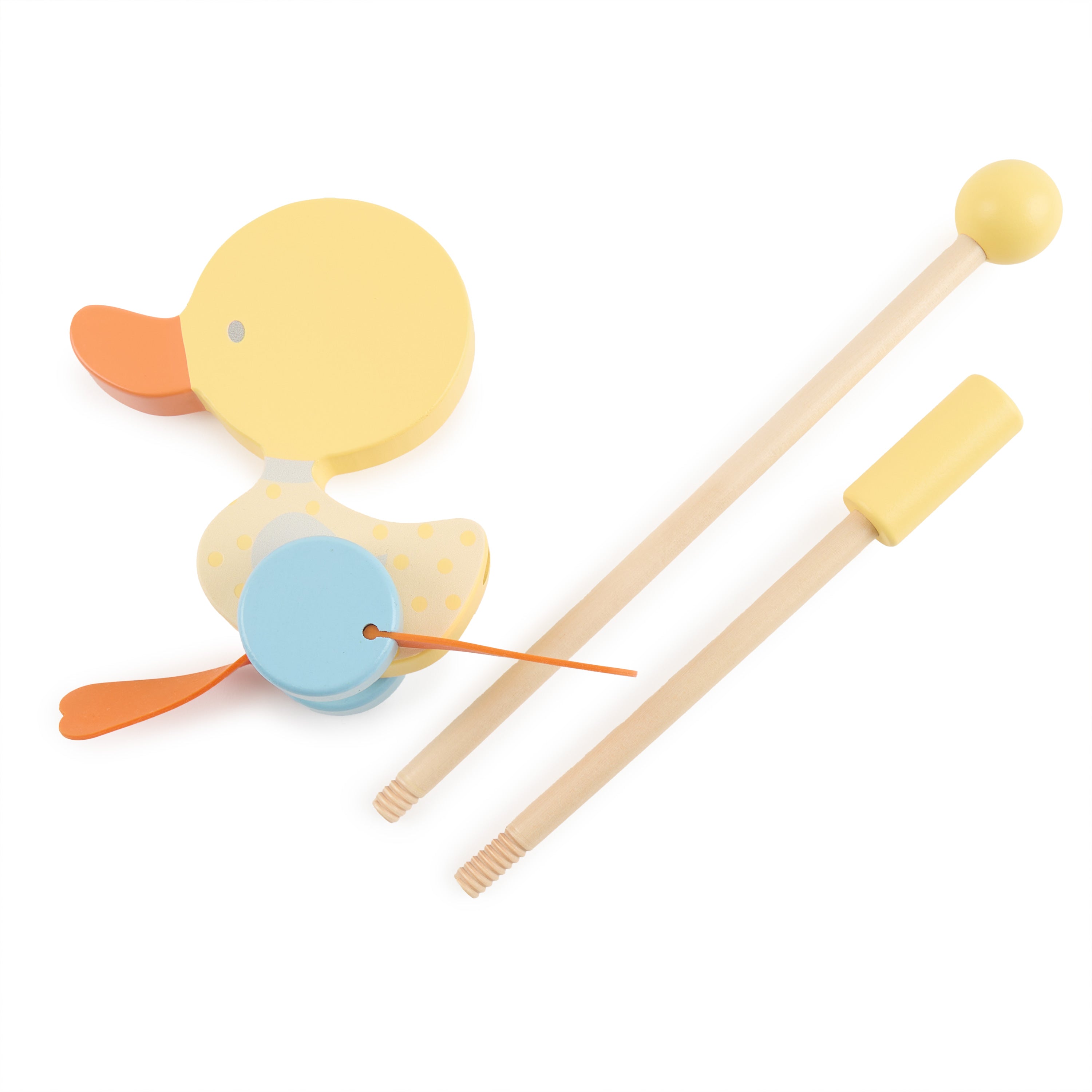 Rollerstab Watschelente gelb