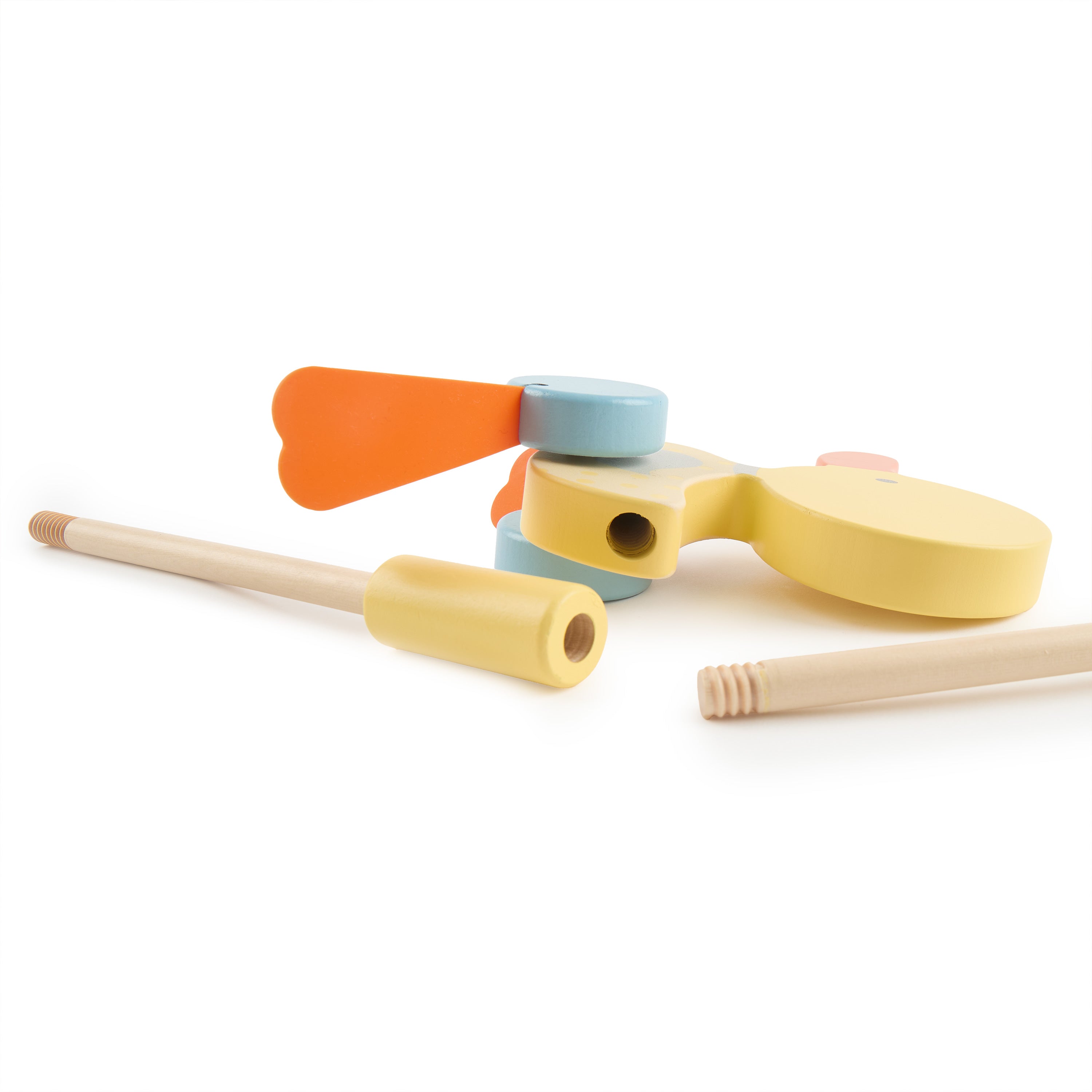 Rollerstab Watschelente gelb