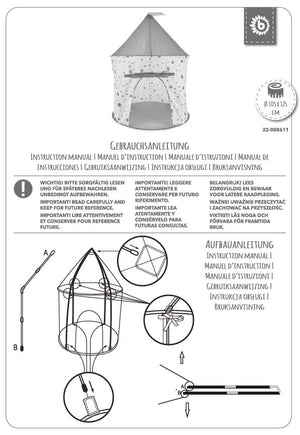 aufbauanleitung pop up zelt Pop up Spielzelt Dots