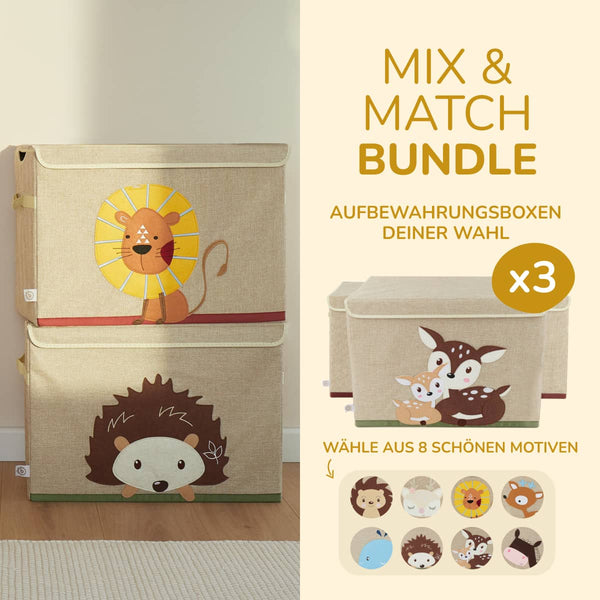 Produktbild von Plastard Aufbewahrungsboxen Mit Deckel 7,5 L, 3er-Set, Grau, BPA-frei, Stapelbar, Ordnungsbox Für Küche, Bad, Büro, Kinderzimmer, Regale – Robuste