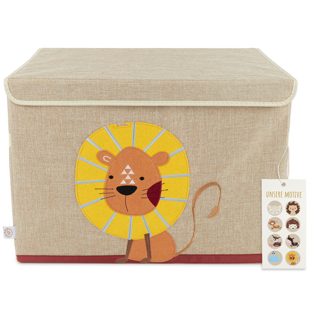 Aufbewahrungsbox Löwe mit Deckel