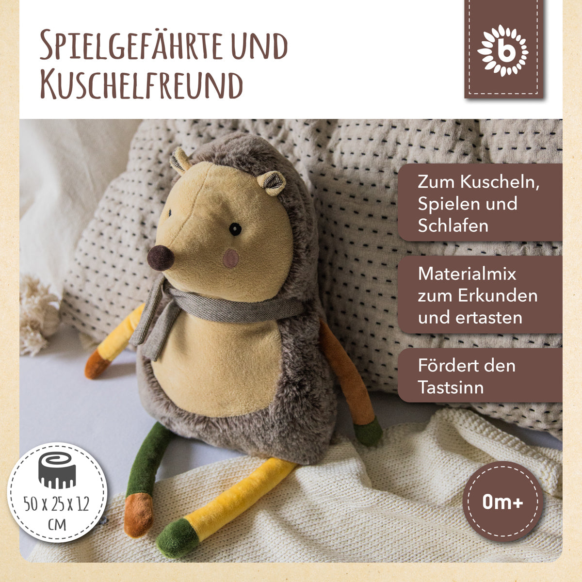 Kuschelkissen Igel Piksi