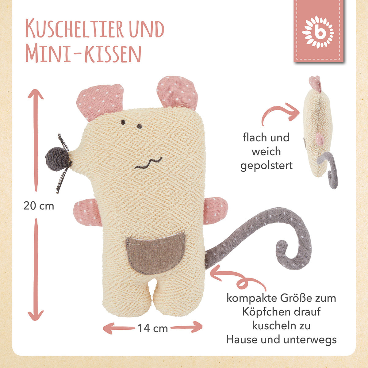 Kuscheltier Maus